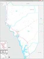 Zapata, Tx Carrier Route Wall Map