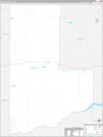 Ziebach, Sd Carrier Route Wall Map