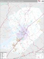 Gainesville Metro Area Wall Map