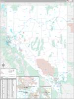 Nevada Wall Map Zip Code