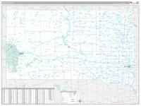South Dakota Wall Map Zip Code