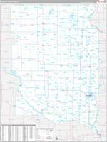 South Dakota Eastern Wall Map