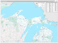 Michigan Northern Wall Map