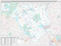 South Carolina North Western Wall Map