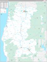 Oregon South Western Wall Map