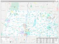 Massachusetts Western Wall Map