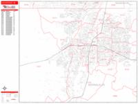 Albuquerque New Mexico Zip Code Wall Map (Basic Style) by MarketMAPS ...
