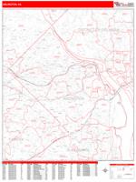 Arlington Virginia Zip Code Wall Map (Basic Style) by MarketMAPS - MapSales