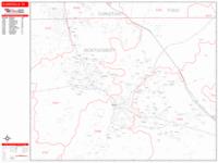 Clarksville Tennessee Zip Code Wall Map (Basic Style) by MarketMAPS ...