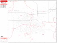 Lawrence Wall Map Zip Code