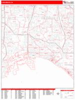 Long Beach California Zip Code Wall Map (Basic Style) by MarketMAPS ...