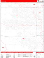 Meridian Idaho Zip Code Wall Map (Basic Style) by MarketMAPS - MapSales