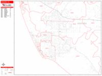 Oxnard California Zip Code Wall Map (Basic Style) by MarketMAPS - MapSales