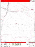 Paramount California Wall Map (Premium Style) by MarketMAPS - MapSales