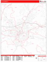 Tallahassee Florida Zip Code Wall Map (Basic Style) by MarketMAPS ...