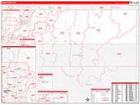 Adams, Co Carrier Route Wall Map
