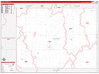 Adams, Ia Carrier Route Wall Map
