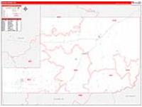 Adams, Wa Carrier Route Wall Map