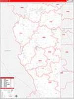 Adams, Wi Carrier Route Wall Map