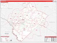 Aiken, Sc Carrier Route Wall Map