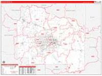 Alachua, Fl Carrier Route Wall Map