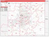 Allen, In Carrier Route Wall Map