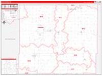 Allen, Ks Carrier Route Wall Map