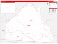 Allen County, KY Zip Code Wall Map Basic Style by MarketMAPS - MapSales