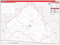 Allen, Ky Carrier Route Wall Map