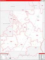 Allen Parish (), La Carrier Route Wall Map