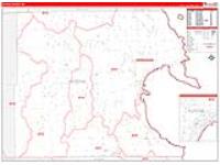 Alpena, Mi Carrier Route Wall Map