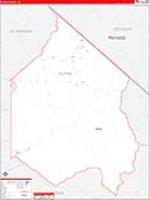 Alpine, Ca Carrier Route Wall Map