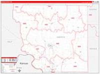 Andrew, Mo Carrier Route Wall Map