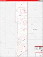 Apache, Az Carrier Route Wall Map