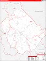 Appomattox, Va Carrier Route Wall Map