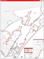 Aransas, Tx Carrier Route Wall Map