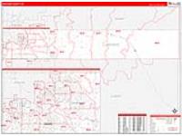 Arapahoe, Co Carrier Route Wall Map