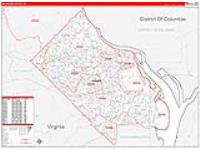 Arlington, Va Carrier Route Wall Map