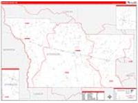 Atkinson, Ga Carrier Route Wall Map