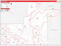 Atoka, Ok Carrier Route Wall Map