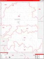 Audubon, Ia Carrier Route Wall Map