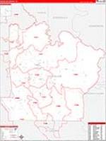 Avoyelles Parish (), La Carrier Route Wall Map