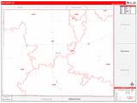 Baca, Co Carrier Route Wall Map