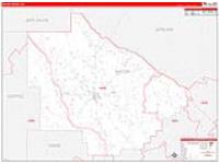 Bacon, Ga Carrier Route Wall Map