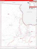 Baker, Fl Carrier Route Wall Map