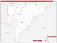 Baker, Ga Carrier Route Wall Map