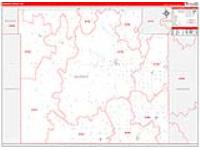 Barber, Ks Carrier Route Wall Map