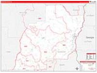 Barbour, Al Carrier Route Wall Map