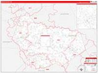 Barrow, Ga Carrier Route Wall Map