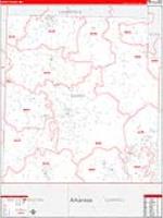 Barry, Mo Carrier Route Wall Map